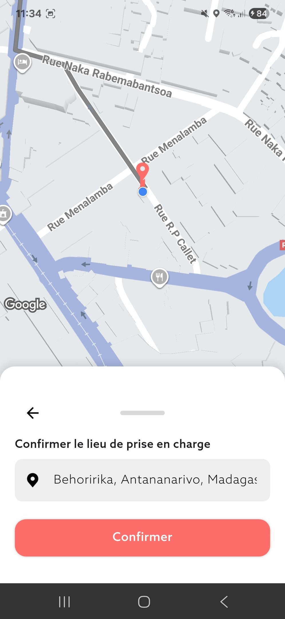 Vermittlung an einen Fahrer