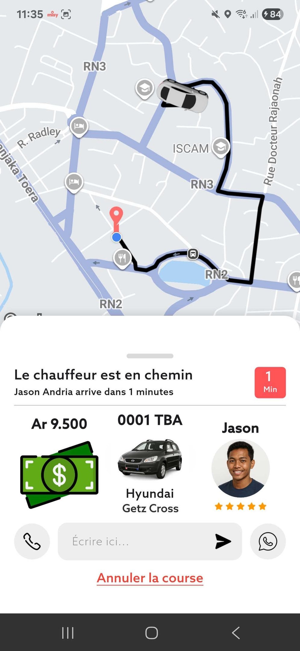Ablauf der Fahrt