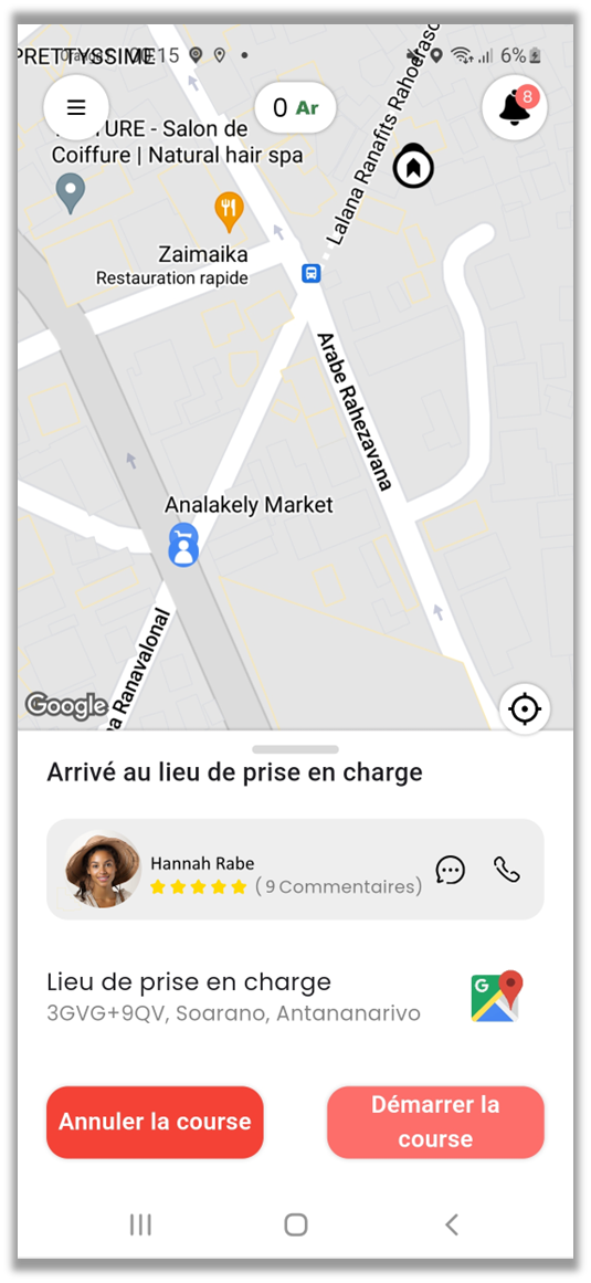 Démarrez la course
